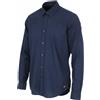 SCOTCH & SODA Camicia Uomo Taglia M Blu Navy Classica Bottoni Colletto Aperto
