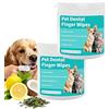 Zoefun Zampalife Salviette Dentali, 2026 Nuovo Salviette Denti Zampalife per Cani e Gatti, Formula Delicata per Gengive Sensibili