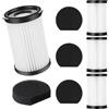 BOASYZO Set di 2 filtri di ricambio in spugna per MooSoo D600/D601 per Akitas AK585K V8 per aspirapolvere iwoly V600 per Goodmans 356277, Ariete Handy Force2759/2761 per Cecotec Conga Thunderbrush520/550/56