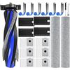 Turiueba 21 Pezzi T90 Accessori Compatibili con ECOVACS DEEBOT T90 Omni/T90 PRO Omni Parti di Ricambio per Aspirapolvere, 1 Spazzola Principale 6 Spazzole Laterali 4 Filtri 2 Rullo Mop 6 Sacchetto di Polvere