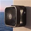 LAIDOLAILA Ventola approvata per navi da crociera - Batteria ricaricabile da 5000 mAh, durata 16 ore, ricarica USB-C, da appendere magnetica per soffitto o parete della cabina - indispensabile per la