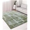 Pierre Tappeti Tappeto design moderno linee contemporanee DESIGN 7011 verde cm.160x230 Tappeto salotto, soggiorno, camera da letto