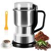 Viitech 500ml Macina Cereali Multifunzionale, 300W Macina Spezie in Acciaio Inossidabile, Macinacaffè Ultra Fine, Macina Spezie Elettrico per Prodotti Secchi Cereali Spezie erbe Aromatiche e Caffè