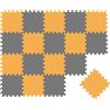LittleTom 18 Pezzi Tappeto Gioco per Bambini in Piastrelle EVA 30x30 - Pavimento Morbido e Antiscivolo per Neonati - Superficie Puzzle Protettiva Ideale per la Cameretta dei Bimbi e Gioco a Terra