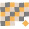 LittleTom 27 Pezzi Tappetino Puzzle per Bambini - 30x30 Tappeto Neonato Tatami da Gioco Schiuma EVA