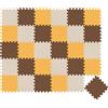 LittleTom 27 Pezzi Tappetino Puzzle per Bambini - 30x30 Tappeto Neonato Tatami da Gioco Schiuma EVA