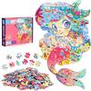 FORMIZON FORMIOZN Puzzle per Bambini, 128 Pezzi Puzzle Bambina Jigsaw, Puzzle Rotondo Per Bambini, Ragazza Ragazzo Regalo Puzzle, Educativo Giocattoli 3 4 5 6 7 8 9 Anni