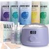 Tress Wellness Kit ceretta per pelli sensibili, sicuro per viso e pelle, spray preparazione e post-cura, facile da usare, kit a casa per viso, bikini, brasiliana e tutto il corpo, display digitale