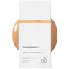 Transparent Lab Mineral Tinted Sunscreen Medium SPF50 100 ml - Crema solare 100% minerale con ossido di zinco, peptidi e collagene, tonalità media con copertura leggera, protezione UVA/UVB