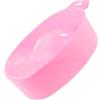 LALADEFIEE Ciotola Rettangolare Monostrato in Plastica per Ammollo Unghie, Cura Cuticole e Rimozione Unghie Finte, per Trattamenti Manicure a Casa