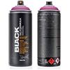 Montana Black Spray Paint, Matt Finish, 400ml Can, Colour: BLK3155 - Purple Rain