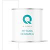 Q-COVER, vernice ceramica, 2L (circa 14m²), bianco neve, vernice per interni, lavabile, classe 1, opaca, per pareti e soffitti, resistente, cucina, bagno, scale, ceramica, alta copertura