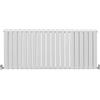 Monster Shop Radiatori Termosifoni in Acciaio Calorifero a Doppio Strato a Pannelli Piatti Riscaldamento Centralizzato Colonna Termosifone Orizzontale Radiatore a Parete - Bianco Lucido - 60 x 140 cm