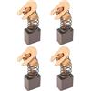 VGOL 4 Spazzole Di Carbone 7x11x12 Mm compatibile Con Makita DTM51 Da 18 V l'utensile Multifunzione A Batteria