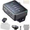 Godox X3Pro-O Trigger per Flash senza fili per Olympus/Panasonic,2.4 Schermo touch, controllo a 16 gruppi, funzione HSS TTL TCM con 1/8000s,ricarica USB-C, durata batteria 30 giorni Flash Transmitter