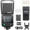 Godox V480-C Flash per Canon, GN50 High Output, Controllo Touchscreen, Carica USB-C, Tempo di riciclo rapido di 1,7 s, 650 flash a piena potenza, 2.4G X Wireless 1/8000s HSS TTL Flash Speedlite