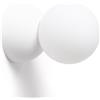 LEDKIA LIGHTING Applique da Parete Gesso - Cemento Delya Bianco G9