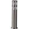 Lindby Lampada LED da esterni (Moderno) colore Grigio, in Acciaio Inox lampadina inclusa lampioncino paletto luminoso lampada viale lampione