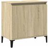 vidaXL Mobile Lavabo Rovere Sonoma 58x33x60 cm in Legno Multistrato, Mobile lavabo, Mobile da Bagno, armadietto da Bagno, mobiletto sottolavabo