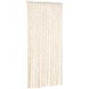 vidaXL Tenda Antimosche Beige e Bianca 90x220 cm in Ciniglia