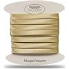 designers-factory Nastri in sbieco per bordare Cucito in Raso - Vari Colori Disponibili - Nastro per raffinate Rifiniture in Raso di Poliestere Piegato - sbieco Raso (10 Metri, Oro)