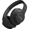JBL Tune 770 NC Cuffie On-Ear Bluetooth Wireless, con Cancellazione Adattiva del Rumore, SmartAmbient, VoiceAware, JBL Pure Bass Sound, Connessione Multipoint, fino a 70 Ore di Autonomia, Nero