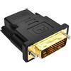 Generic - Adattatore DVI - BI Direzione DVI -I, convertitore maschio a maschio da 1080p | Trasmissione del segnale stabile placcato oro, per adattatore DVI per PC, computer, monitor e televisori, alta