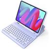 Inateck Custodia per tastiera compatibile con iPad 10 Gen 2022, iPad Air 5/4 (2022/2020) da 10,9 pollici, iPad Pro 11 4/3/2/1, QWERTZ, con portapenne, rimovibile, KB04002 (viola)