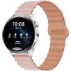 FYISWHO Magnetico Cinturini di Ricambio per Amazfit GTS 4/4 Mini/3/GTS 2/2e/2Mini/GTR Mini/GTR 42mm, 20mm Silicone Sport Bracciali Cinturino per Amazfit Active 2/Active/Bip 3/3 Pro/U/U Pro/S/S Lite