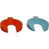 Generico 2 pezzi di blocchi per joystick per Switch 2 per Joy-con, protezione anti-deriva per supporto joystick per console di gioco (Azzurro/Arancione)