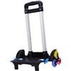 AsrMyjcx Zaino trolley, borsa da scuola, trolley con supporto versatile, carrello pieghevole a mano, carrello portabagagli con ruote per bambini, ragazzi,