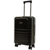 Thesè Valigia Bagaglio a Mano Rigida 55x24x33 | Trolley Cabina 4 Ruote 360° | Lucchetto TSA | USB-C Ricarica | Porta Borraccia | Supporto Smartphone