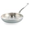 GreenPan Premier 5PLY Padella Inox Non Rivestita 20 cm, 5-Strati, Induzione, Adatta al Forno 250 °C, Lavabile in Lavastoviglie, Argento