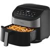 Midea Friggitrice ad Aria 4.5L MAD45000ADK, HeatXpress 1500W Cottura Rapida, Cestello Antiaderente Lavabile in Lavastoviglie, Pannello Digitale Touch, PFAS-Free