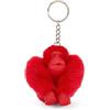Kipling MONKEYCLIP M Portachiavi a forma di scimmia medio, scimmie/portachiavi, Red Rouge (Rosso)
