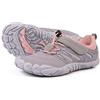 Joomra Trail Running Shoes Women for Gym Size 5.5-6 Cross Trainer Wide Toes Ladies Arch Support Walking Workout Hiking Minimalist Barefoot Sneakers Grey 36