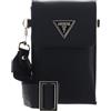 GUESS Latona Flap Chit Chat, Crossbody, Custodia, Portafoglio per Telefono Donna, Nero, Taglia Unica