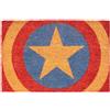 MARVEL, zerbino Capitan America 60x40cm con motivo a stella antiscivolo, colorato
