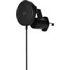 AQIILA 406066, per auto, da interno, USB, ricarica wireless, 1 m, nero