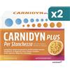 Carnidyn Plus Integratore Stanchezza Gusto Passion Fruit 2 confezioni da 20 Bustine