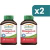 Jamieson Omega 3-6-9 Integratore Funziona Cardiaca 2 confezioni da 80 Perle