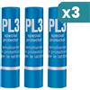 Pl3 Stick Labbra Protettivo Ed Emolliente 3 confezioni da 4ml