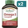 Jamieson Omega 3 Complete Integratore 1000mg 2 confezioni da 80 Perle