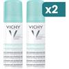 Vichy Deodorante Anti-traspirante 48h Flacone Spray Aerosol Unisex 2 confezioni da 125ml