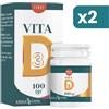 Erba Vita Erbavita Vitad Integratore Vitamina D 2 confezioni da 100 Compresse Orosolubili