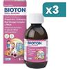 Bioton Difesa Bambini Sciroppo Integratore Difese Immunitarie 3 confezioni da 120ml