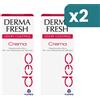 Dermafresh Odor Control Crema Deodorante Attivo 2 confezioni da 30ml