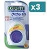 Gum Ortho Floss Filo Interdentale Spugnoso 3 Pezzi