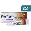 Vectavir Crema 1% 2 confezioni da 2 Grammi
