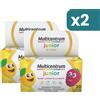 Multicentrum Junior Integratore Alimentare Vitamine Bambini 4+ Vitamina D3 Vitamina C Ferro 2 confezioni da 30 Compresse